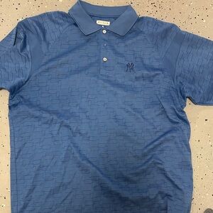 Antigua Navy Polo Shirt with Pattern